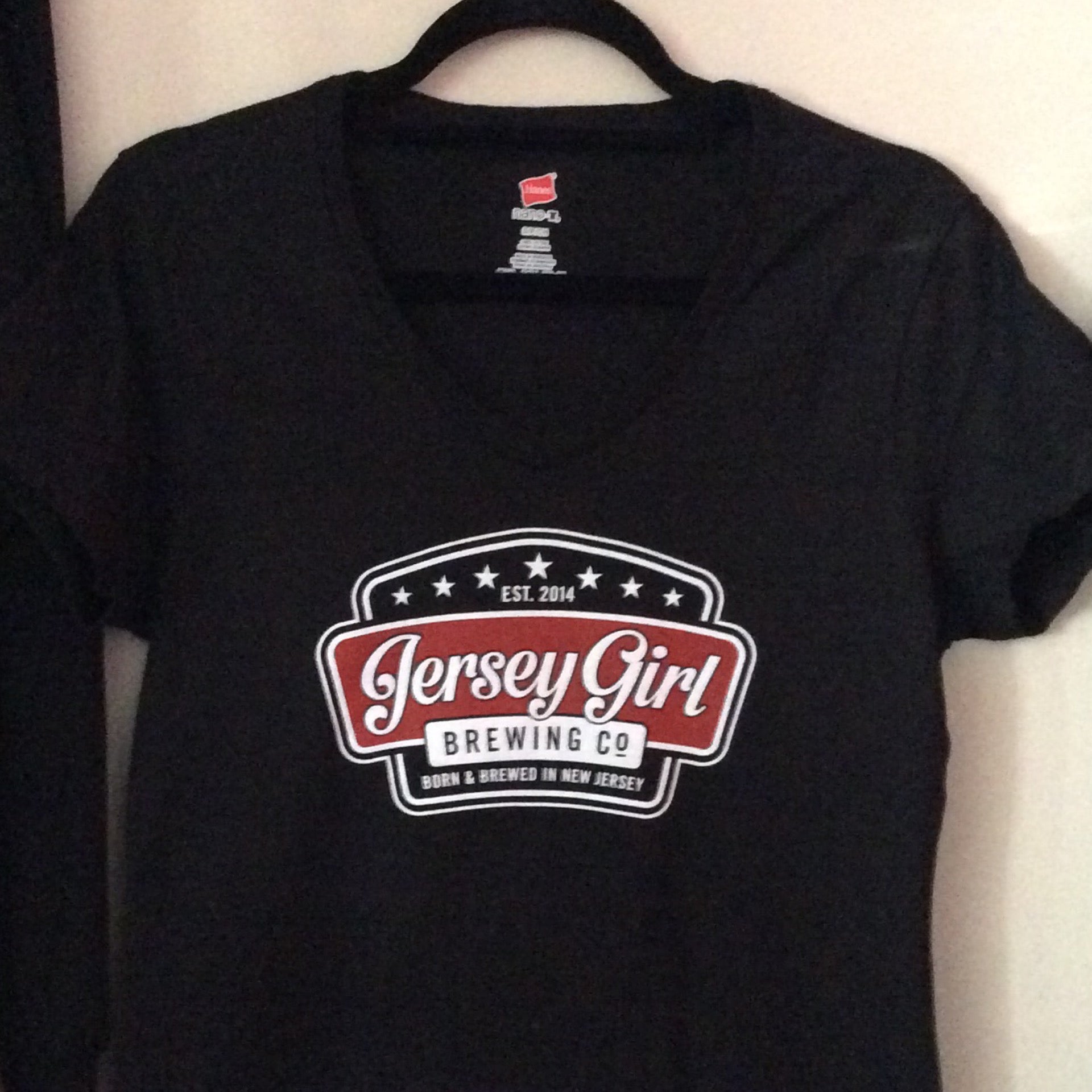 Womens V-Neck Jersey Girl Brewing